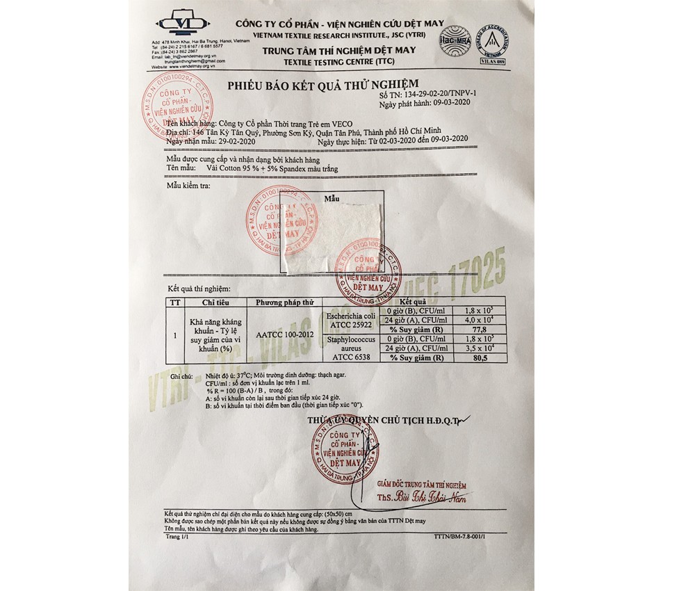 Khẩu trang vải kháng khuẩn Veco